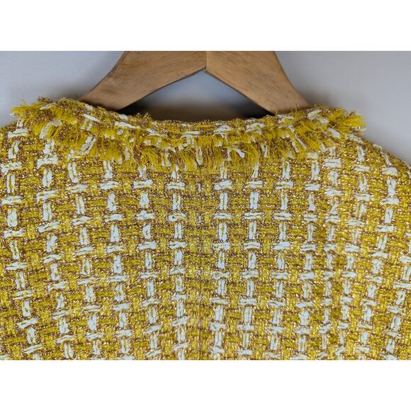 J Crew Collection Lady Jacket in English Golden Tweed 14 - Picture 12 of 13